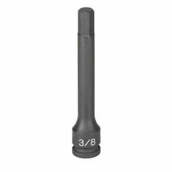 Eagle Tool Us Grey Pneumatic 0.38 in. Drive x 5 mm x 4 in. Length Hex Driver GY19054M
